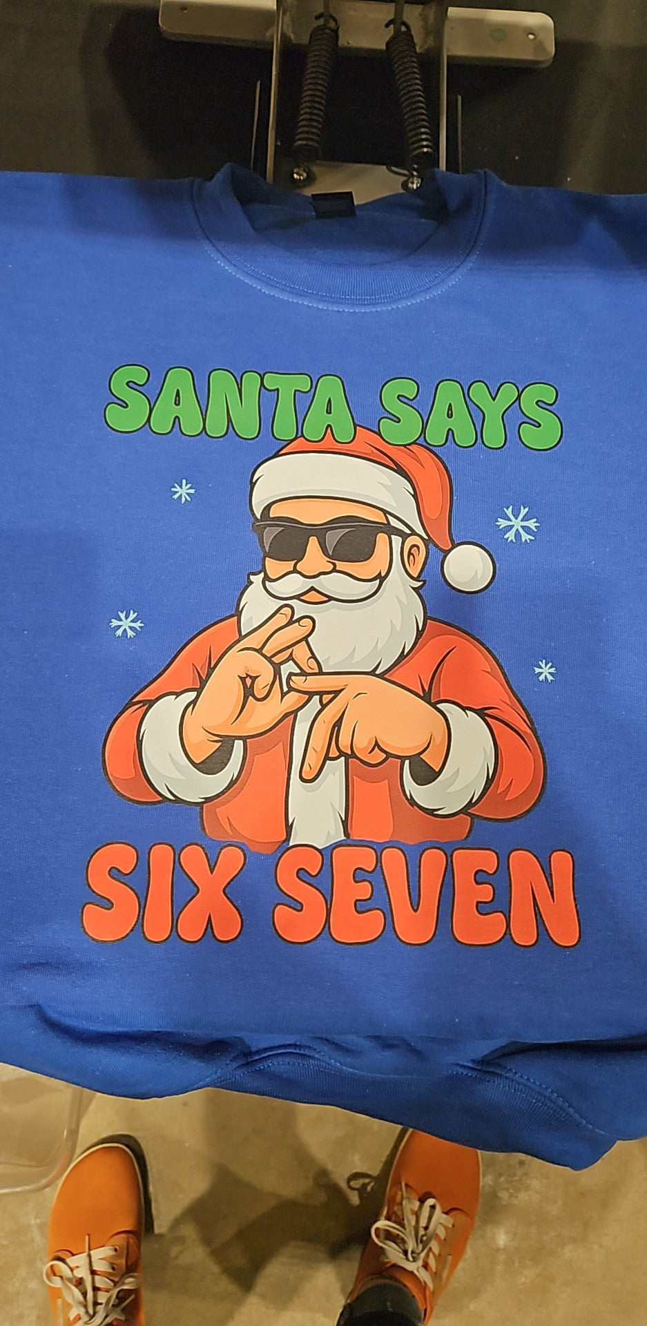 Santa Says SIX SEVEN β Christmas Graphic Tee / Sweatshirt