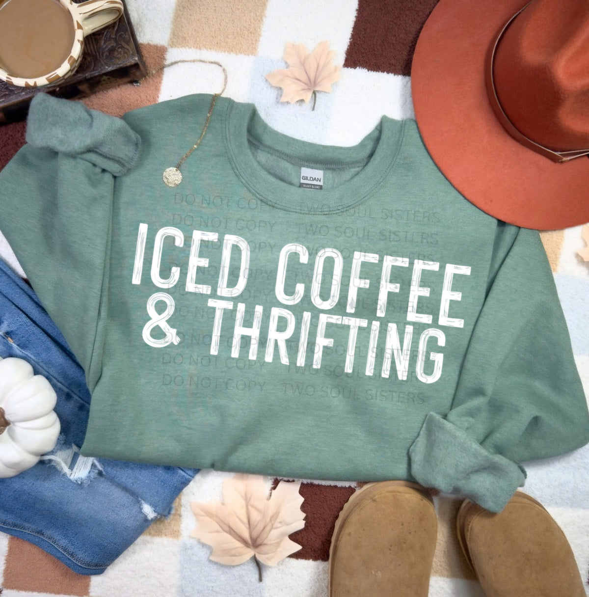 Manic Monday: Iced Coffee & Thrifting Crewneck โ๏ธ๐๏ธ