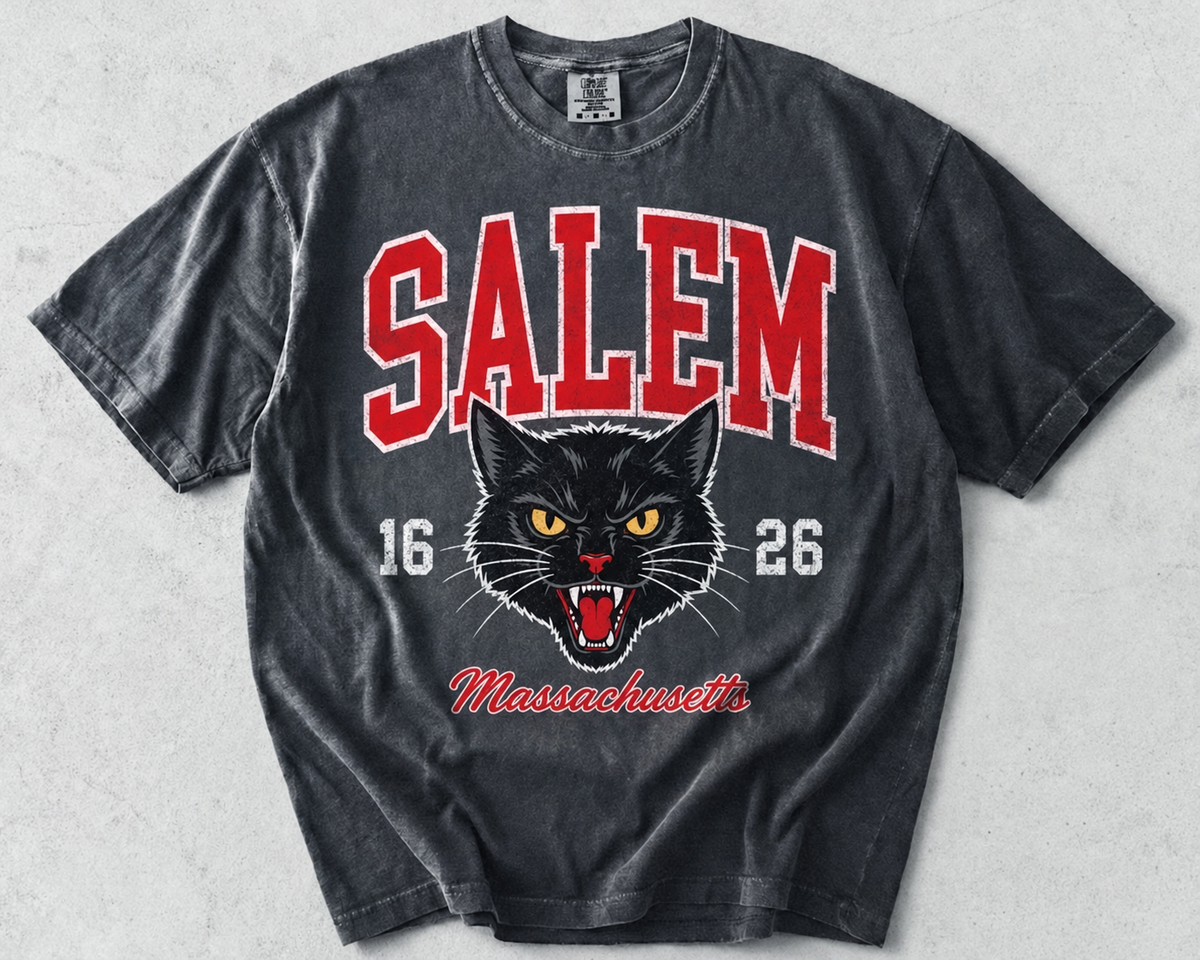 Salem Black Cat Tee πβ¬π€