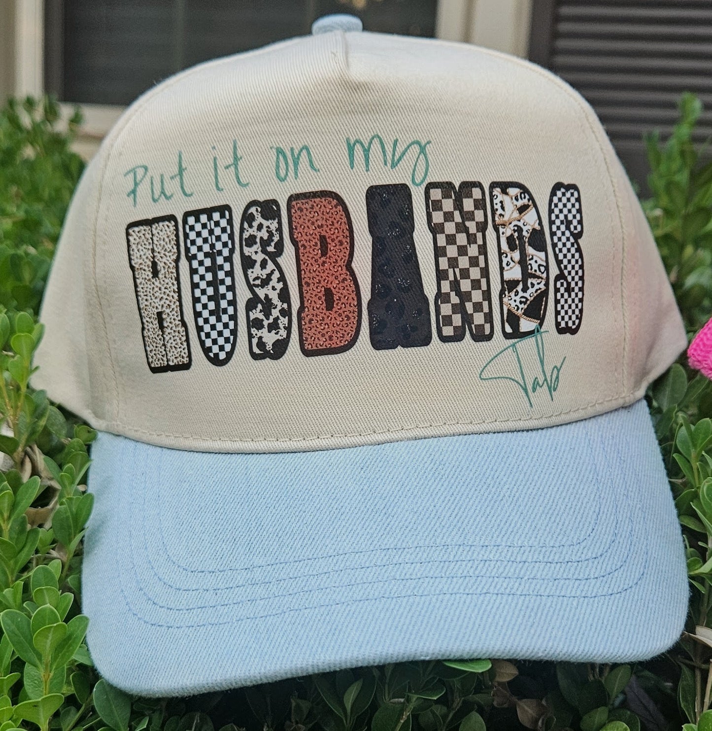 Put it on my Husband's Tab