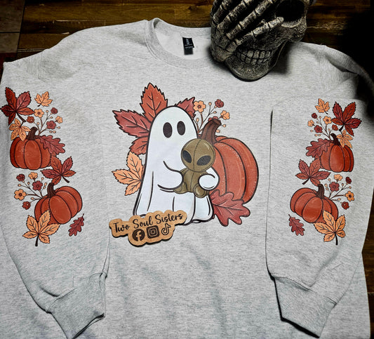 Ghostie and Alien Fall Crewneck