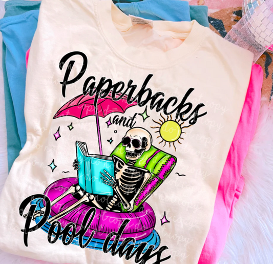 Paperbacks and pool Days