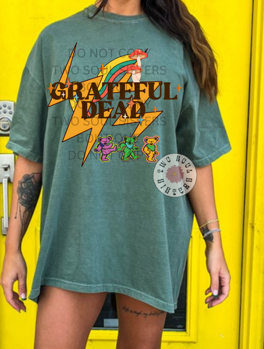 Grateful D Bears - can be done on any color tee
