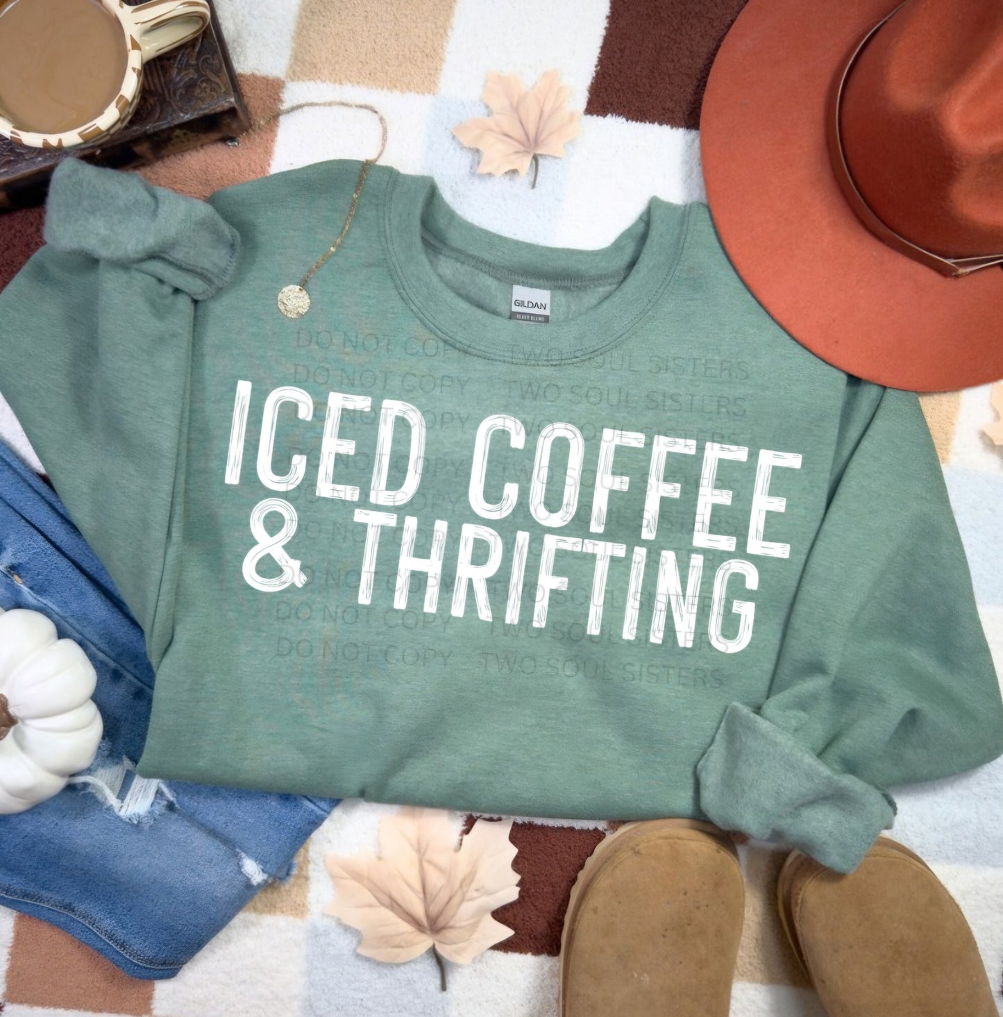 Manic Monday: Iced Coffee & Thrifting Crewneck ☕️🛍️