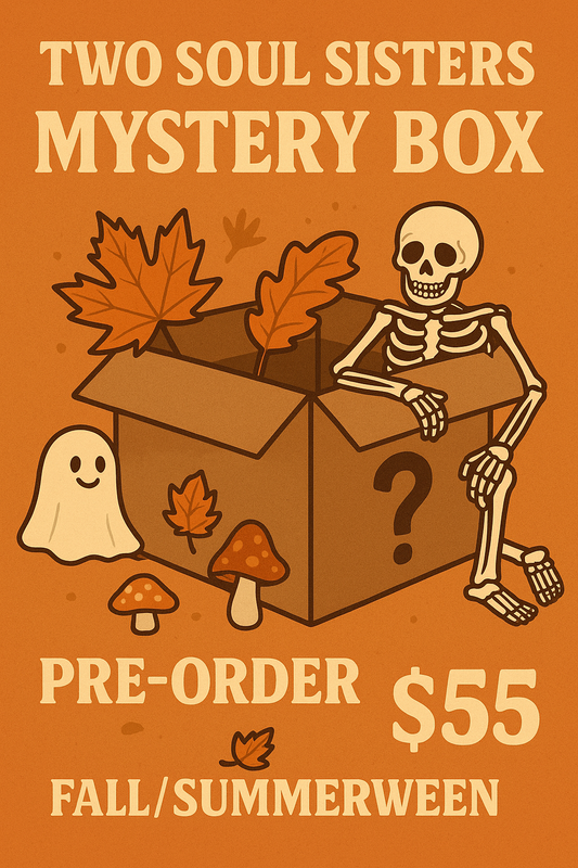 LIMITED: Mystery Box: Fall/Spooky ** Add us a note if you would like a different size crewneck than your tee!