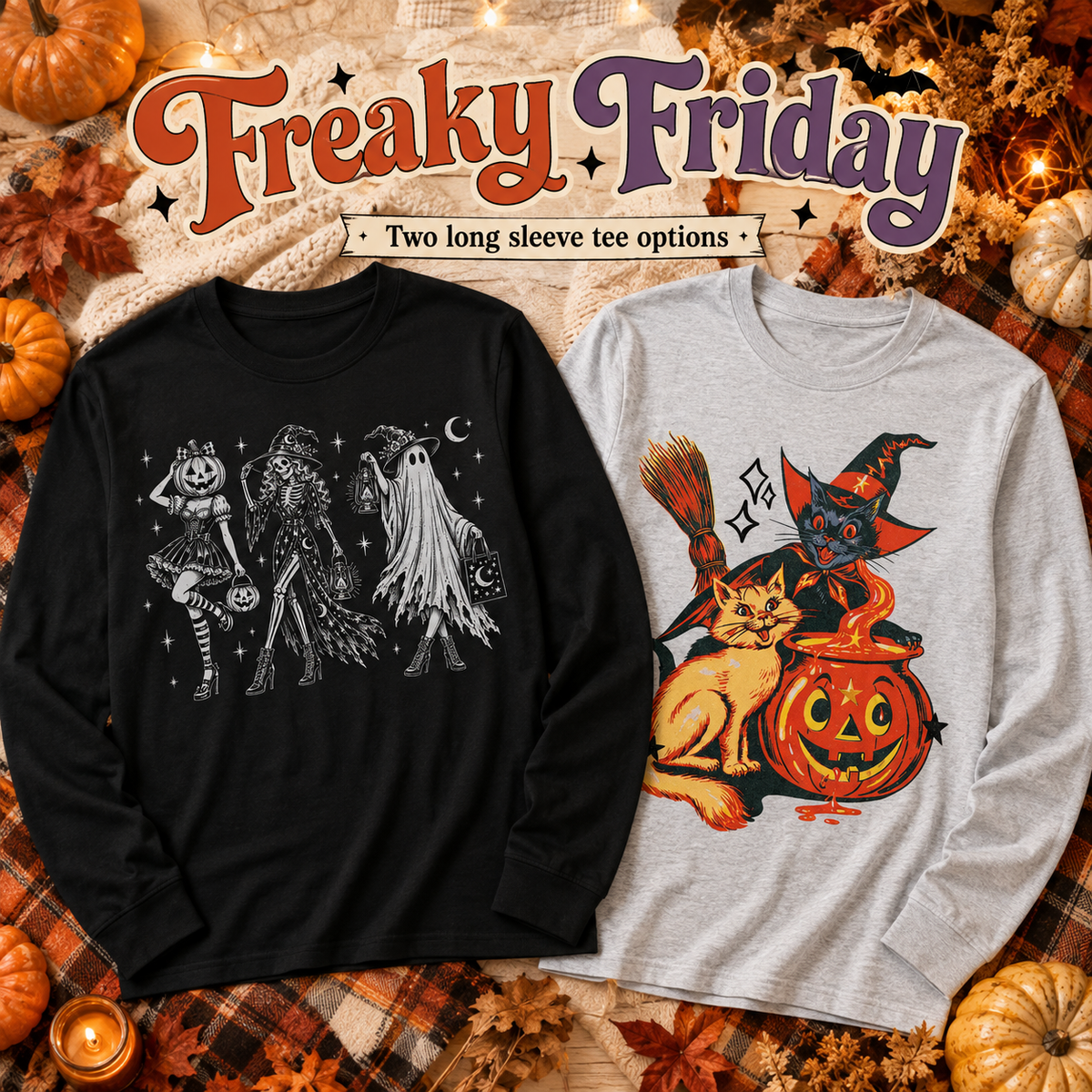 Vintage  and lets go ghouls Halloween- Freaky Friday Deal