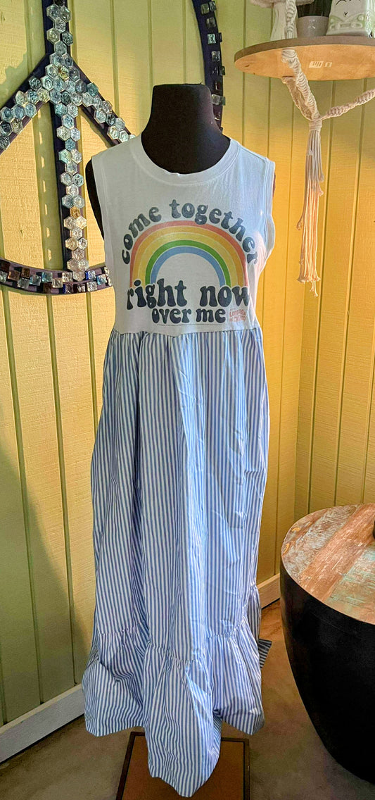 Come Together Right now... Over me! Upcycle fits med/large best